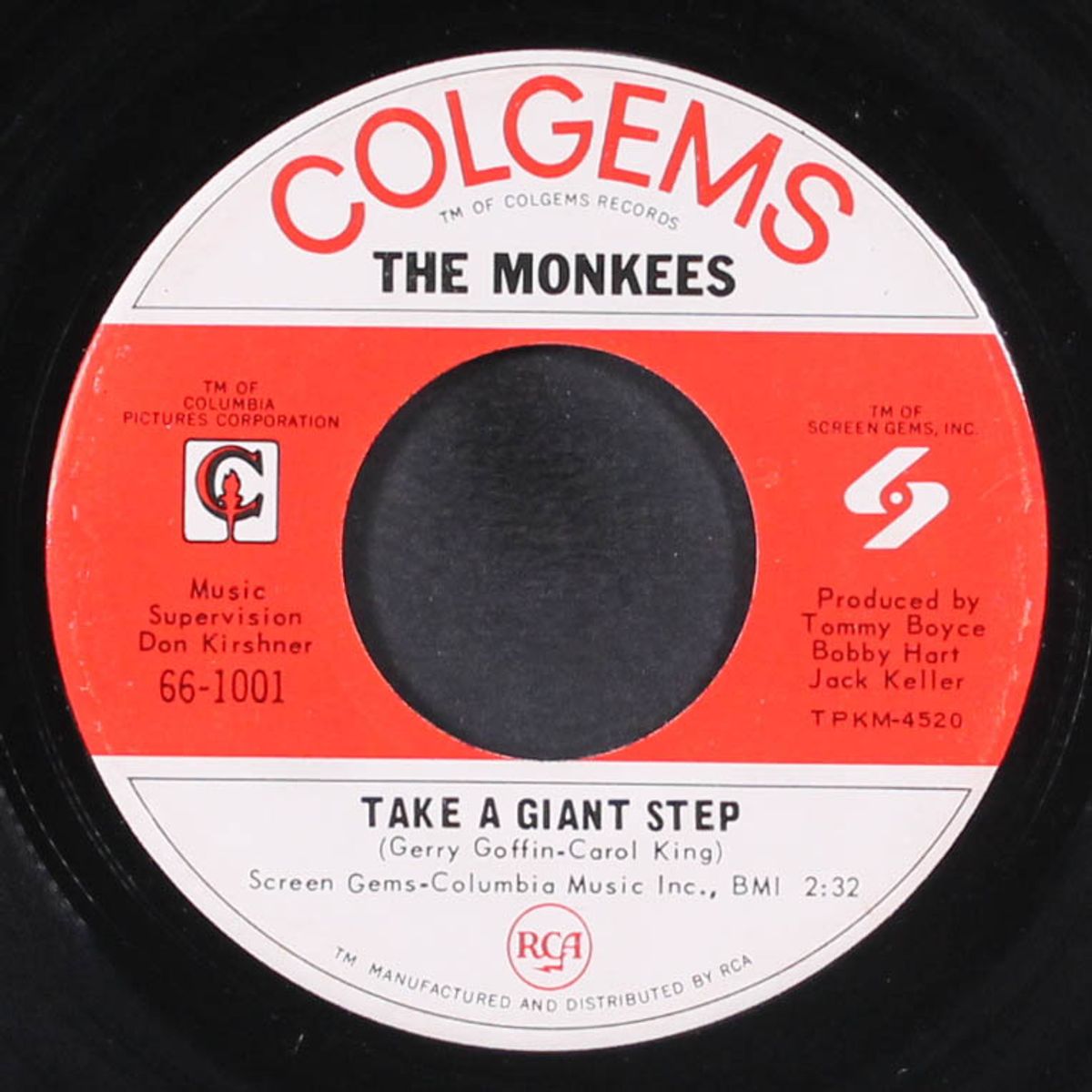 last train to clarksville / take a giant step by MONKEES