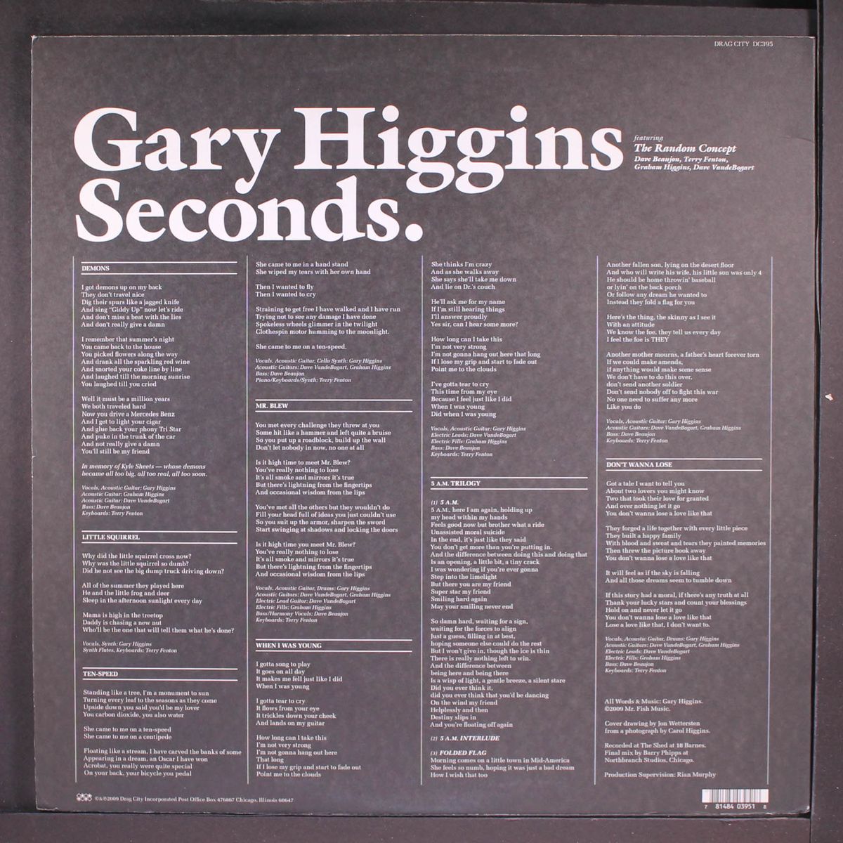 seconds by GARY HIGGINS