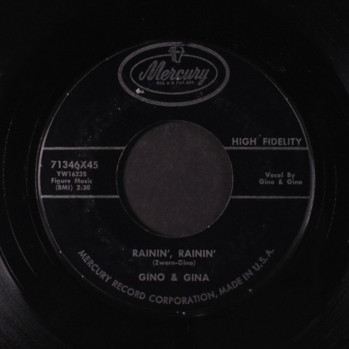 she belongs to me / rainin', rainin' by GINO & GINA