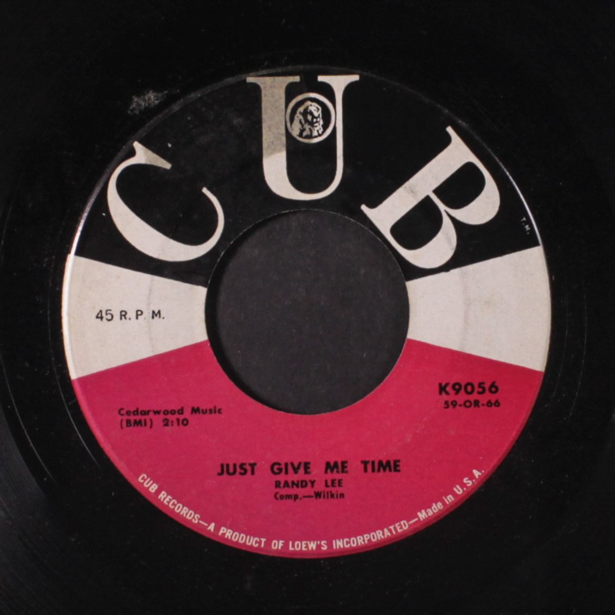 just a boy / just give me time by RANDY LEE