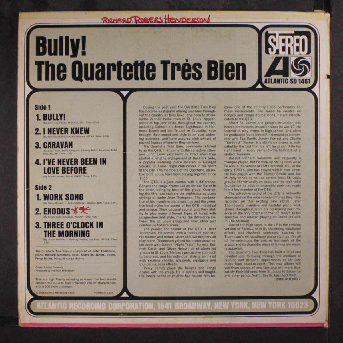 bully! by QUARTETTE TRES BIEN