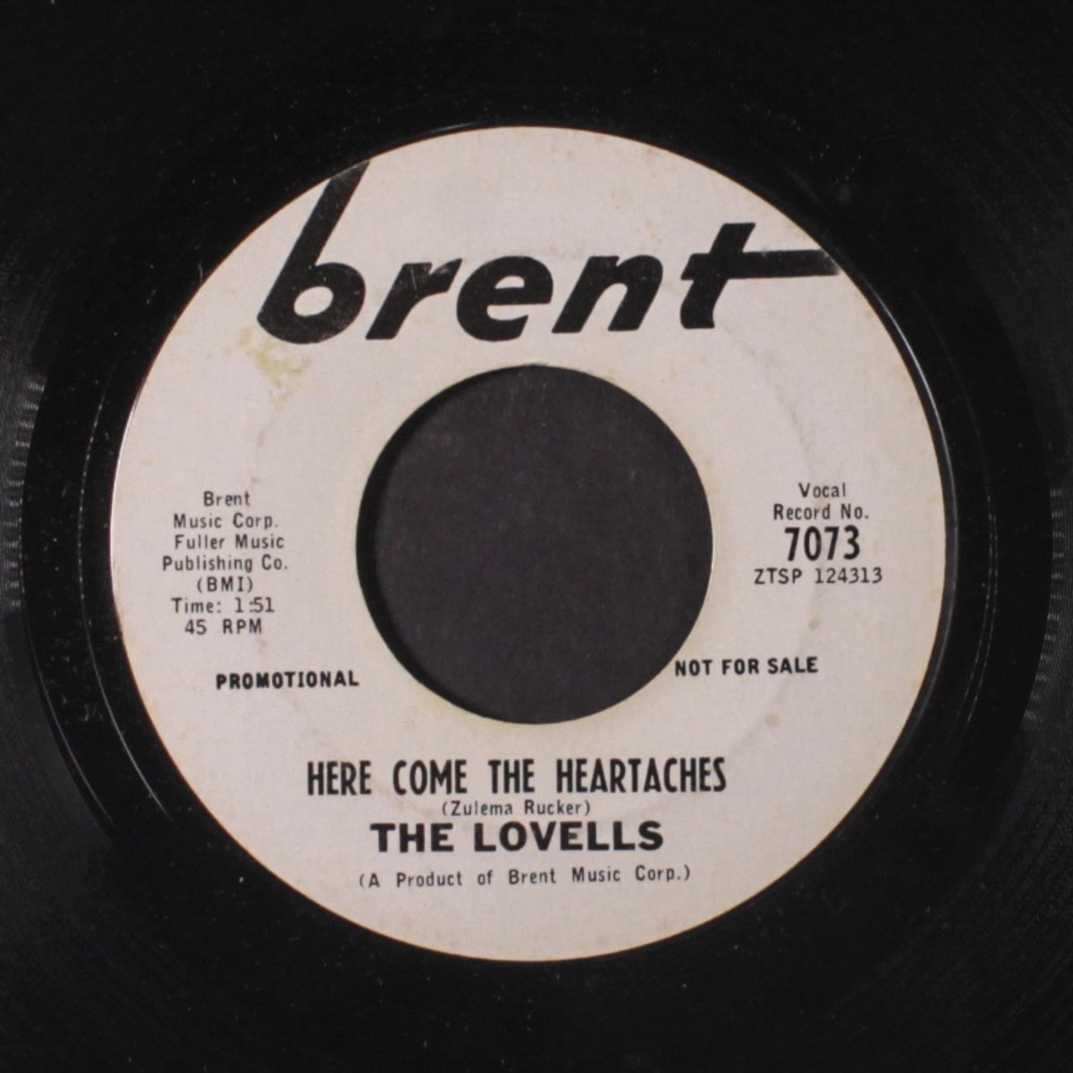 here come the heartaches / my time to cry by LOVELLS