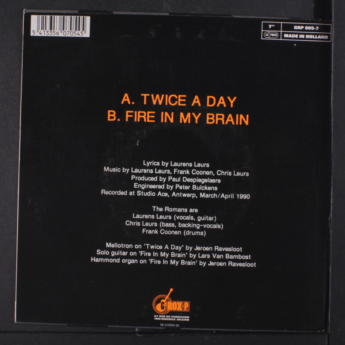 twice a day / fire in my brain by ROMANS