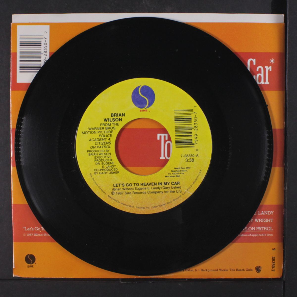 let's go to heaven in my car / too much sugar by BRIAN WILSON
