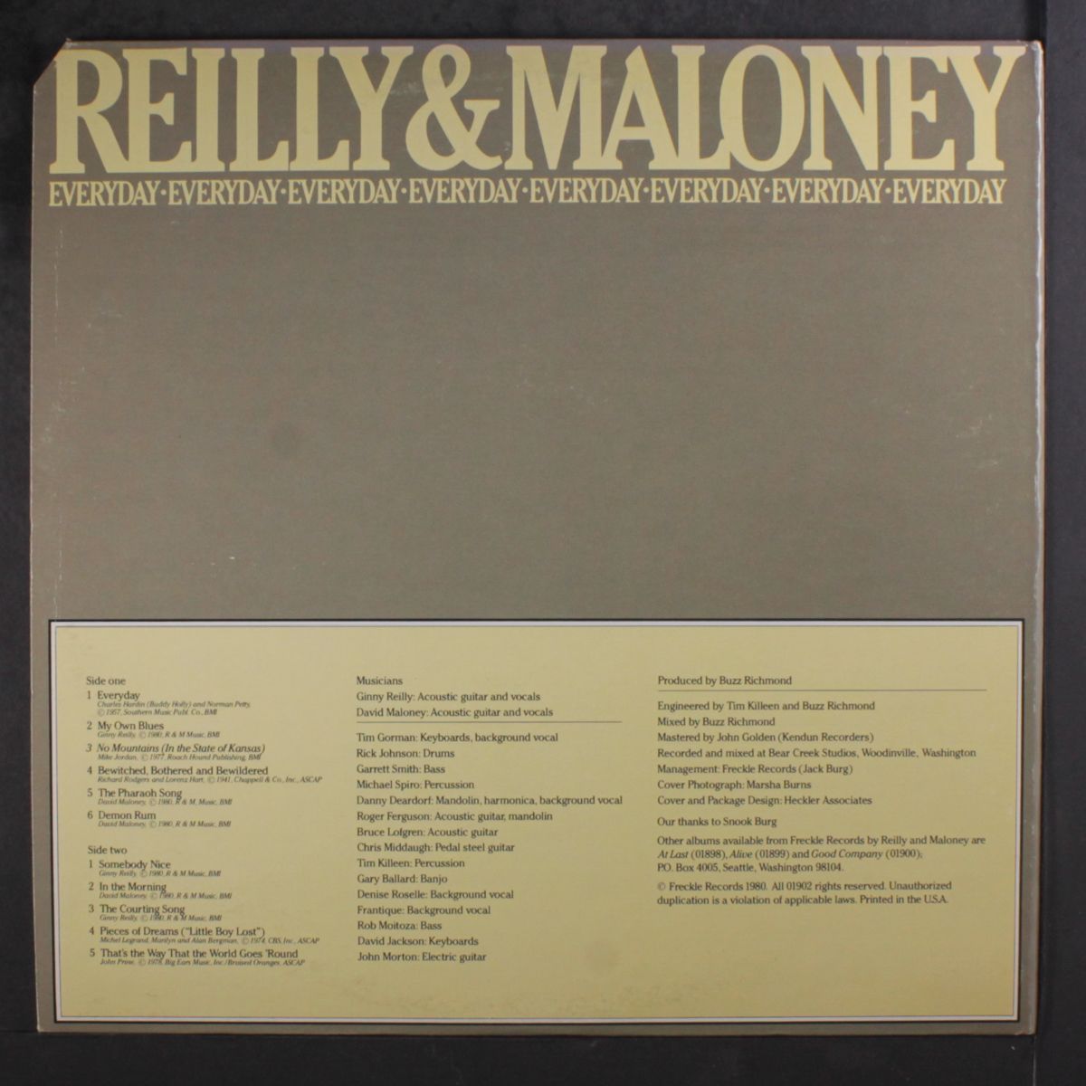 everyday by REILLY & MALONEY