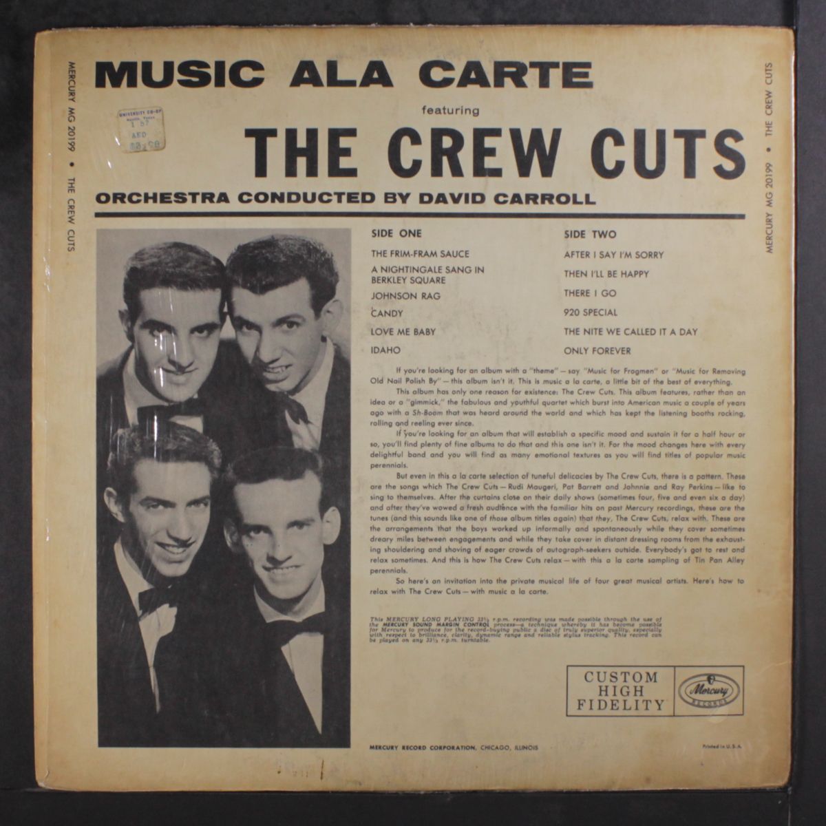 music ala carte by CREW CUTS