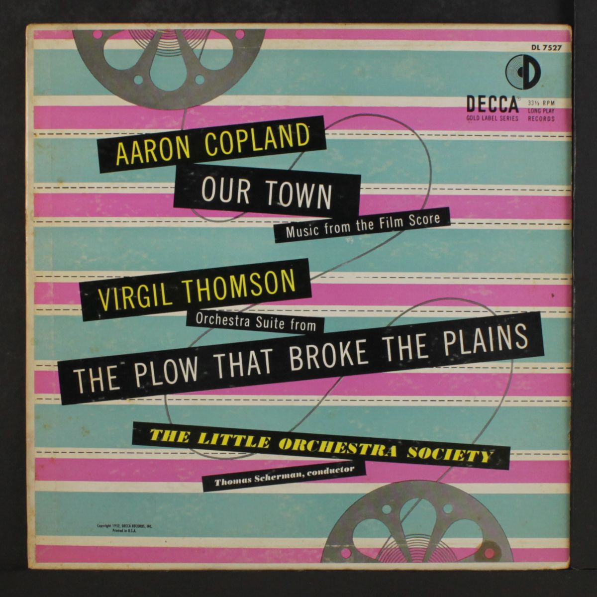 our town / the plow that broke the plains by THOMAS SCHERMAN