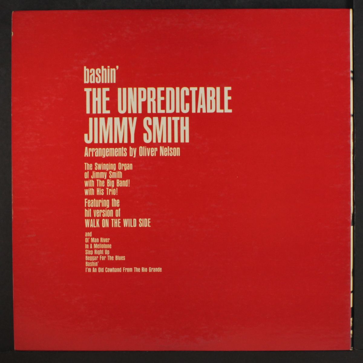 bashin', the unpredictable jimmy smith by JIMMY SMITH