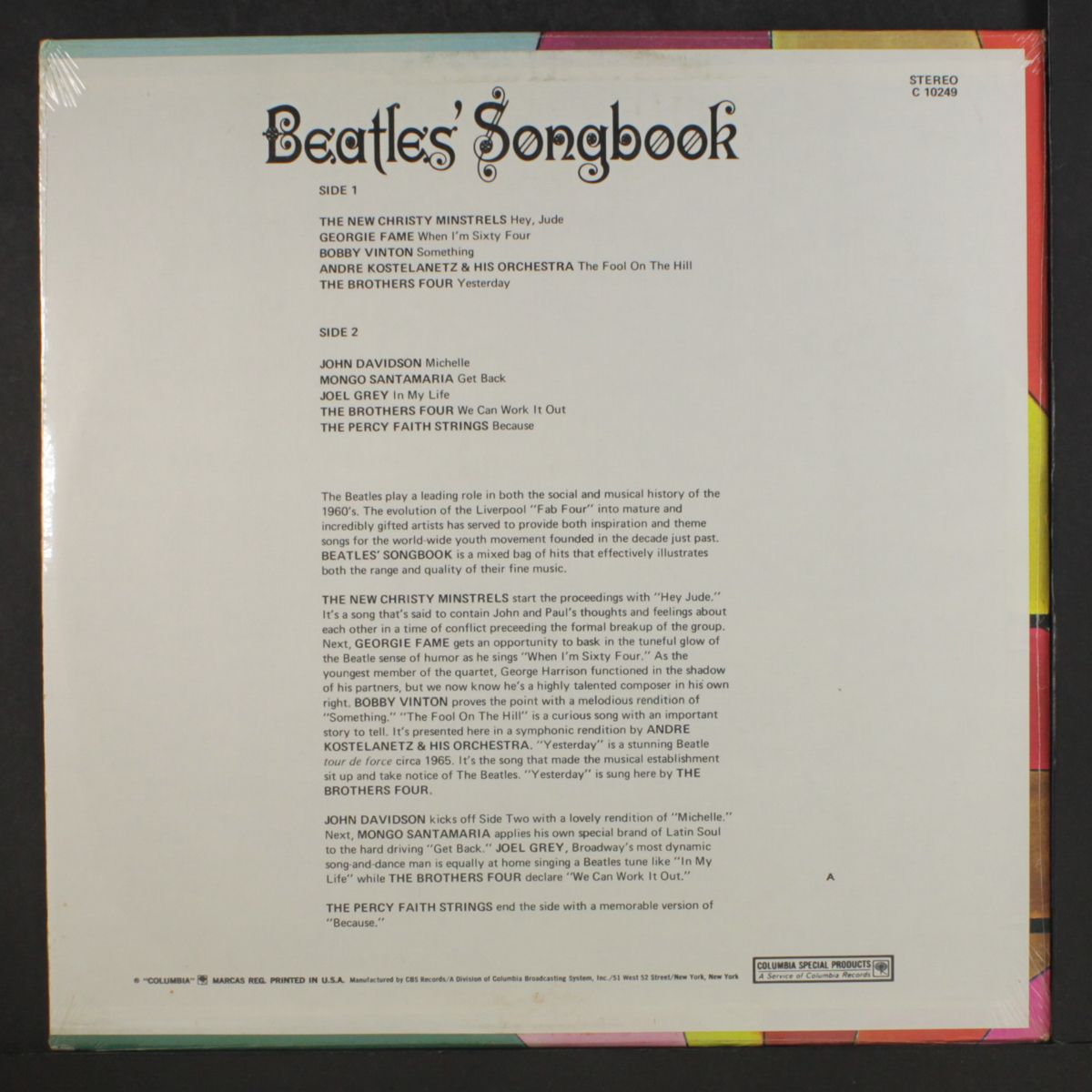 beatles' songbook by VARIOUS