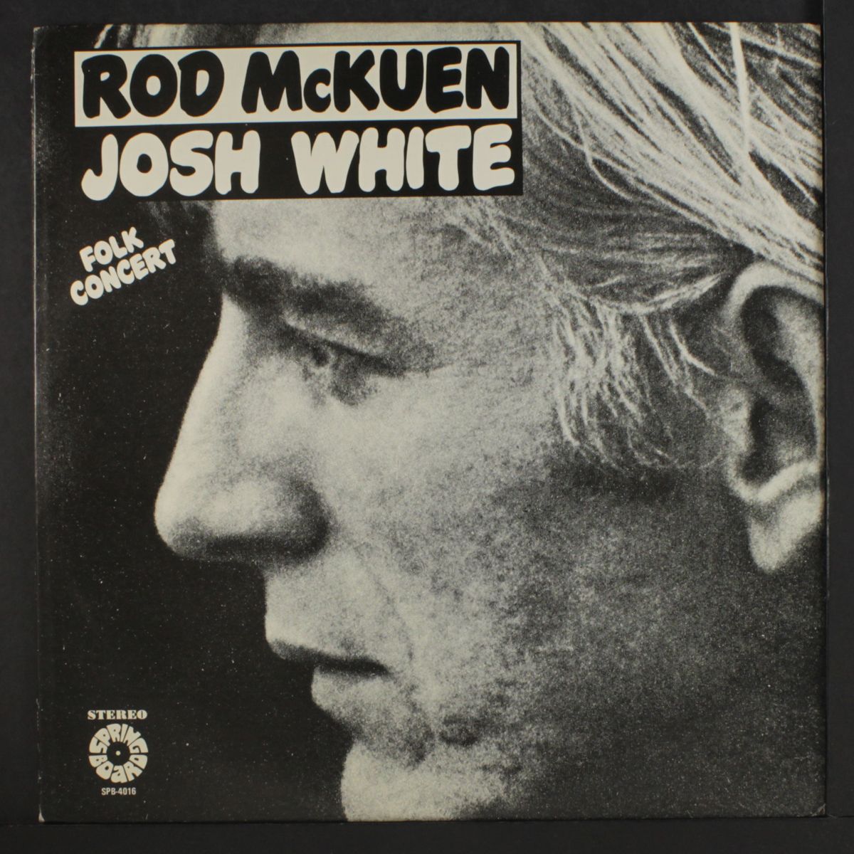 folk concert by ROD MCKUEN / JOSH WHITE