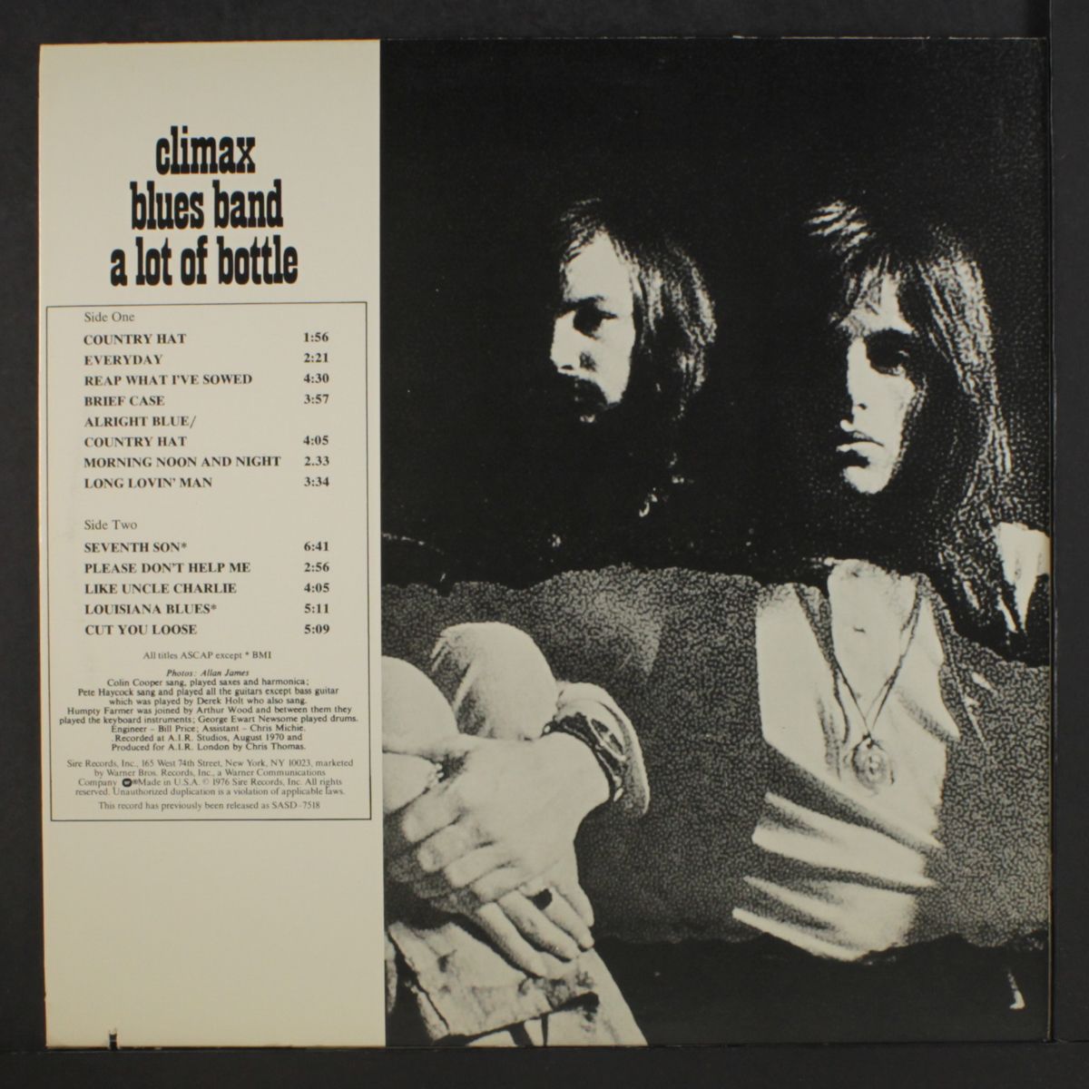 a lot of bottle by CLIMAX BLUES BAND