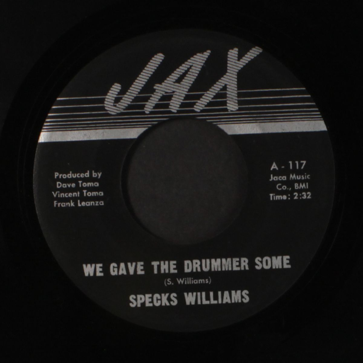 we gave the drummer some / specks blues by SPECKS WILLIAMS