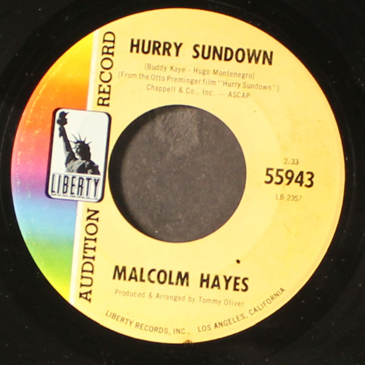 it's not easy / hurry sundown by MALCOLM HAYES