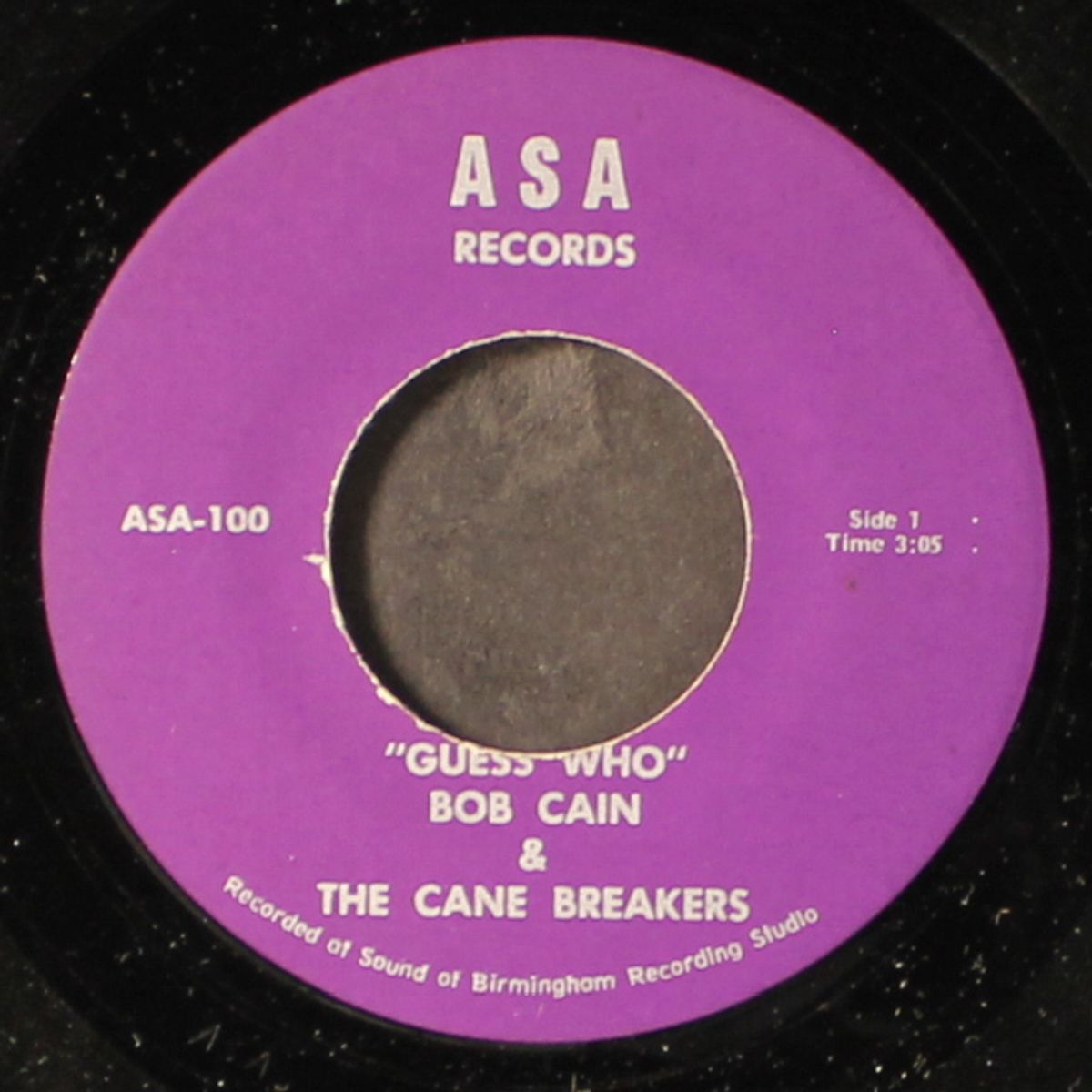 my babe / guess who by BOB CAIN & THE CANE BREAKERS