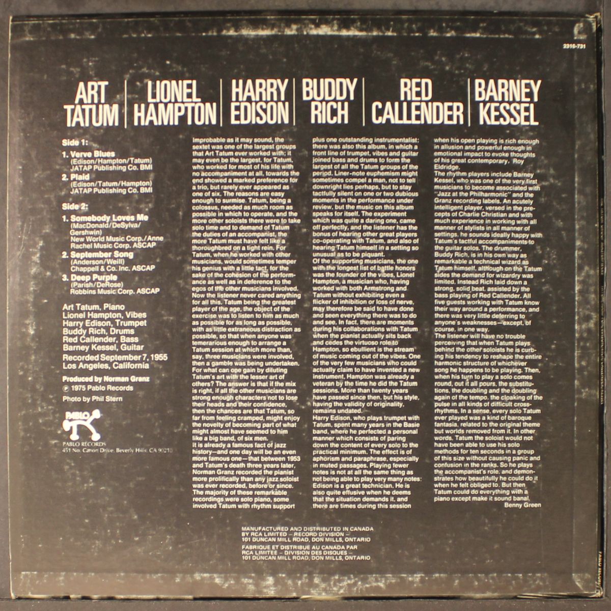 group masterpieces by ART TATUM