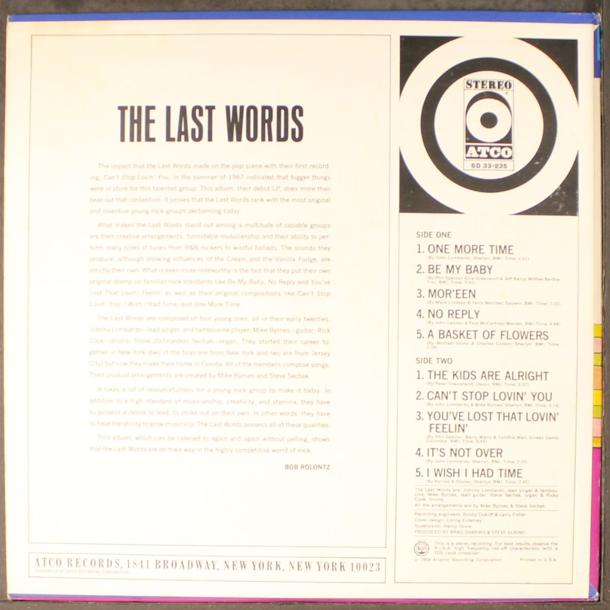 the last words by LAST WORDS