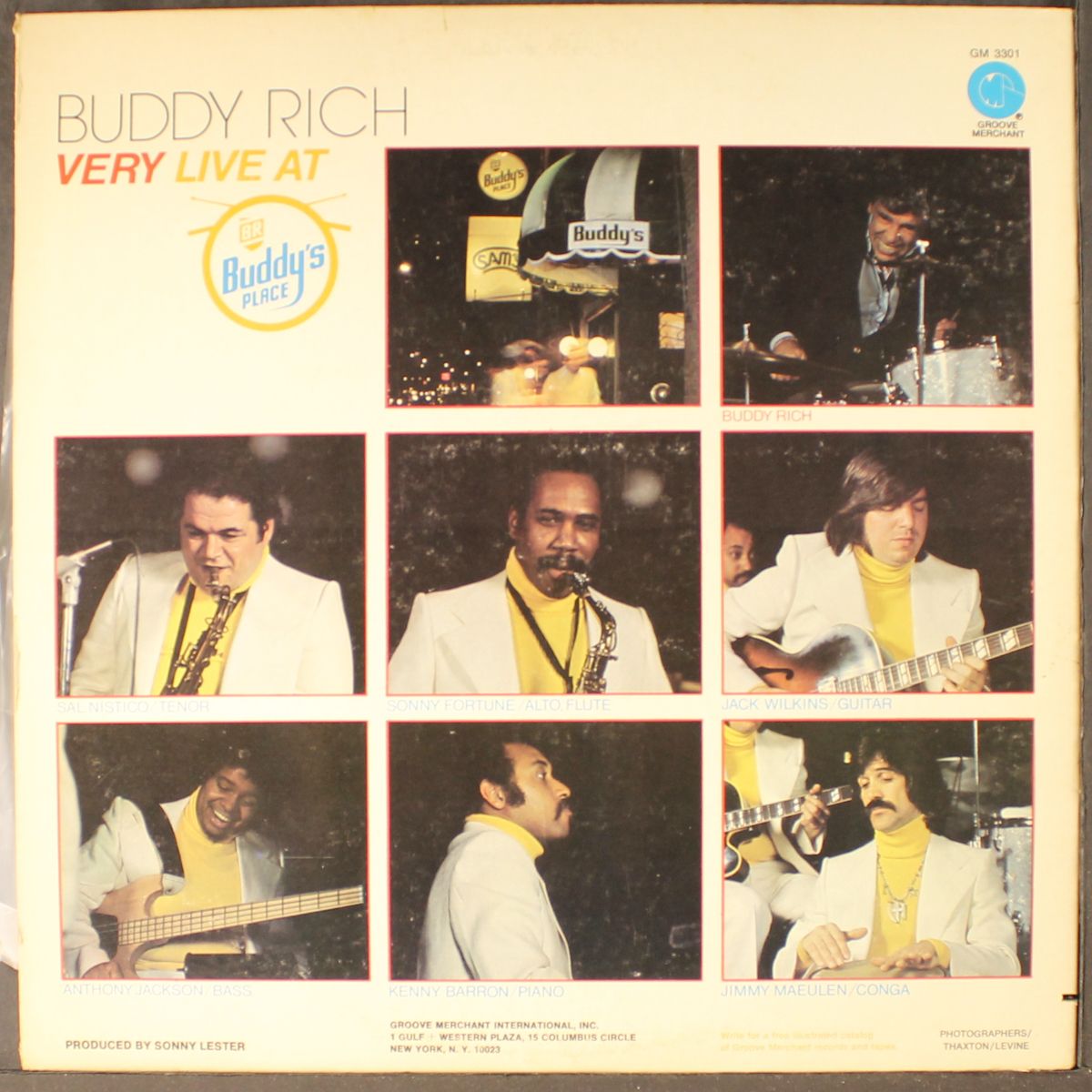 very live at buddy's place by BUDDY RICH