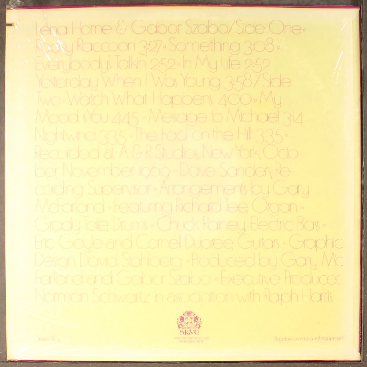 lena & gabor by LENA HORNE & GABOR SZABO