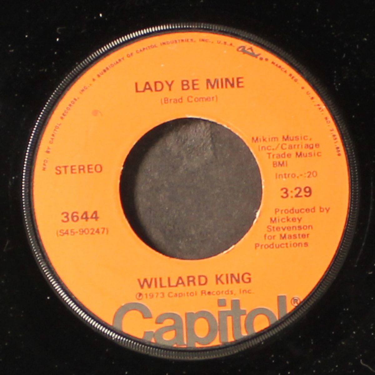i'm nothing without your love / lady be mine by WILLARD KING