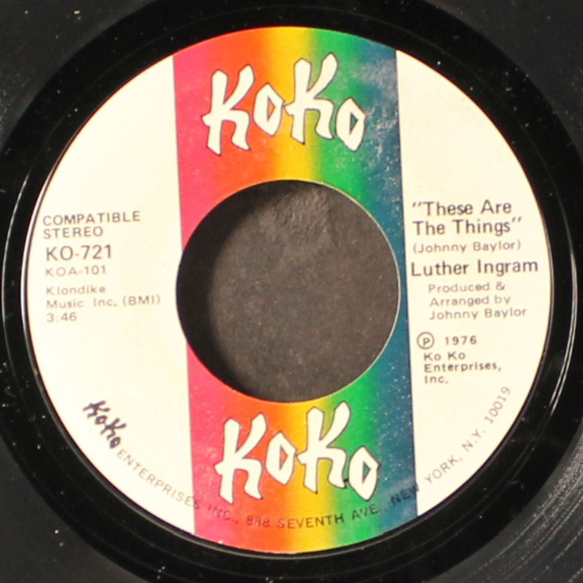 ain't good for nothing / these are the things by LUTHER INGRAM
