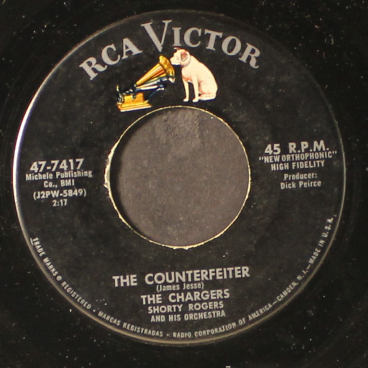 here in my heart / the counterfeiter by CHARGERS