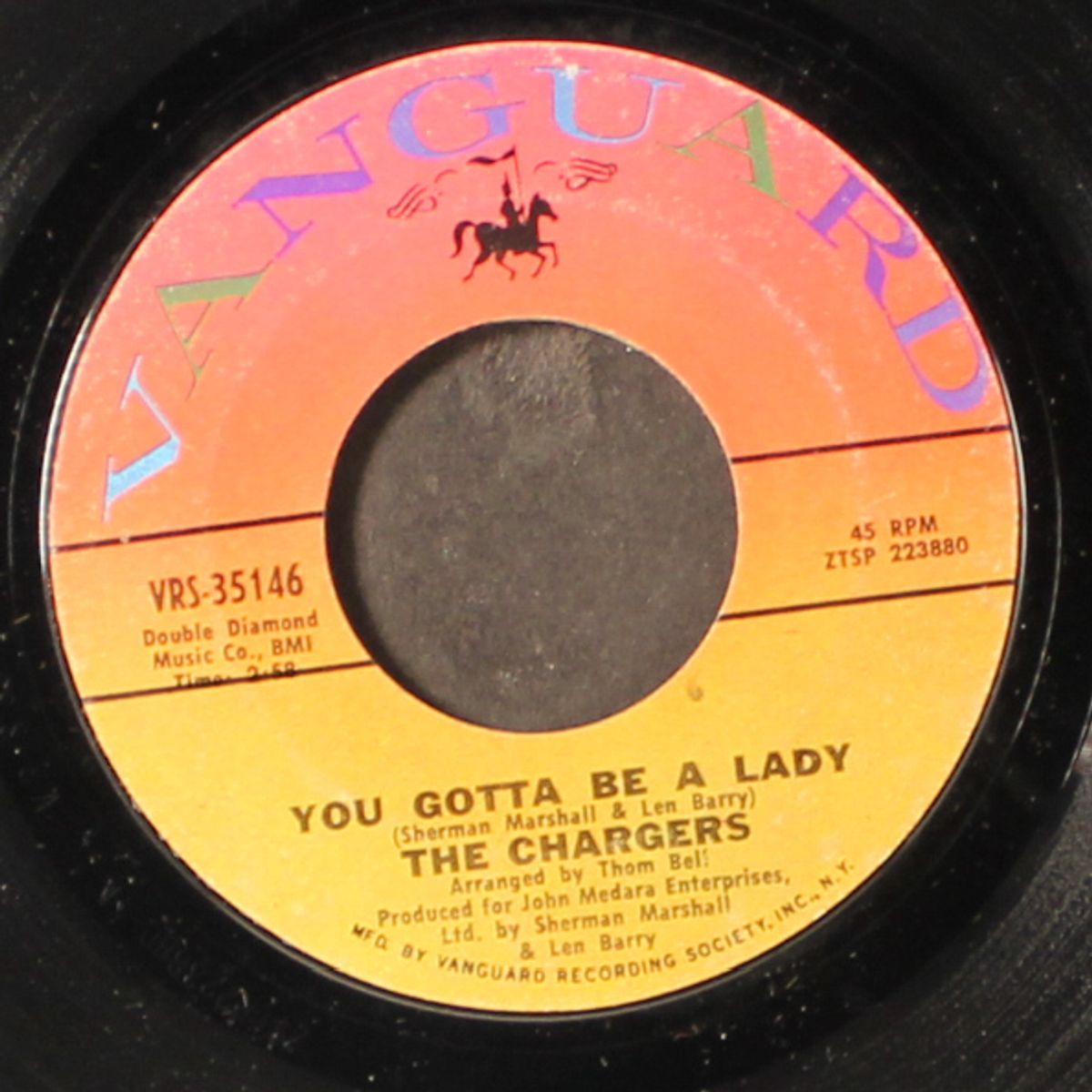 you gotta be a lady / rose garden by CHARGERS