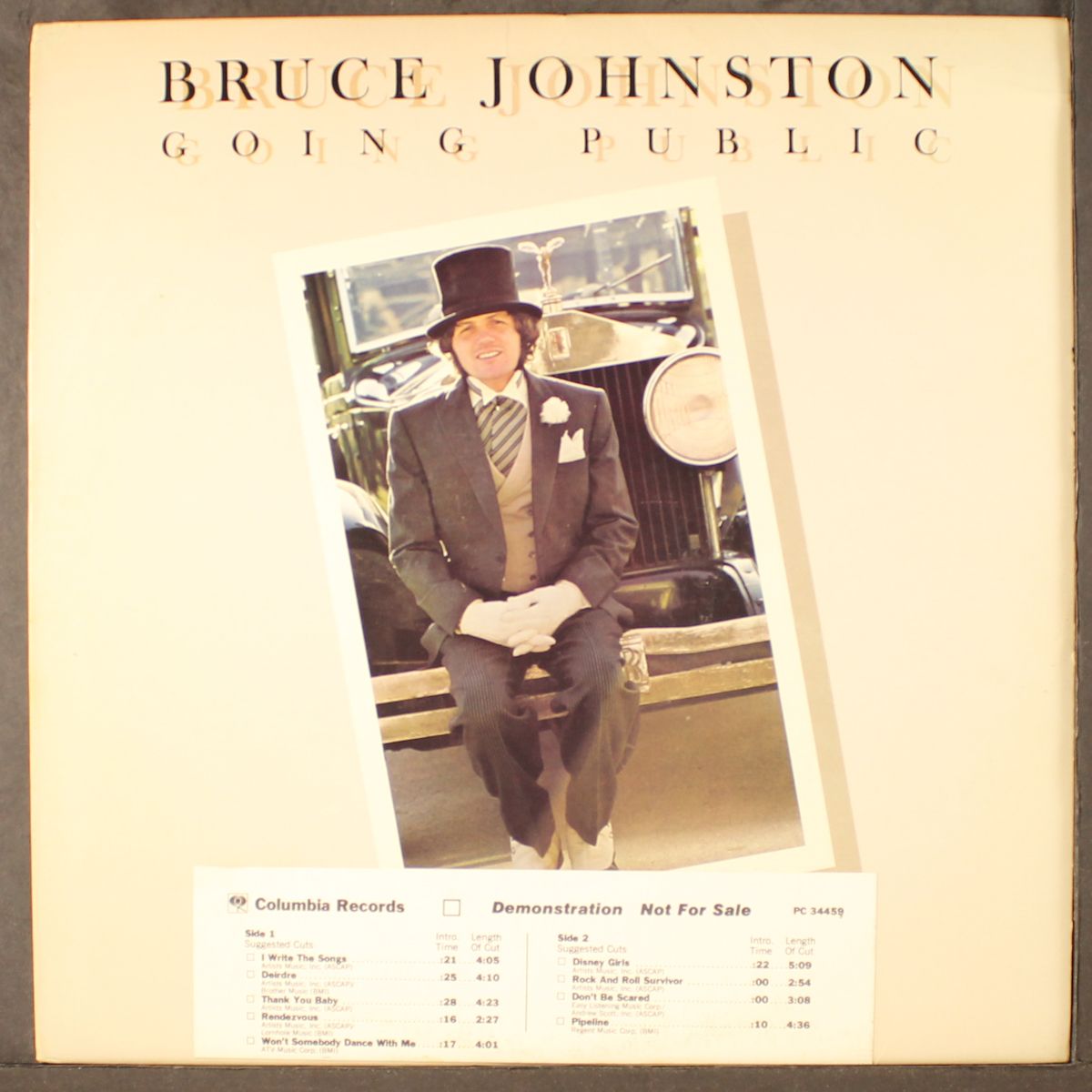 going public by BRUCE JOHNSTON