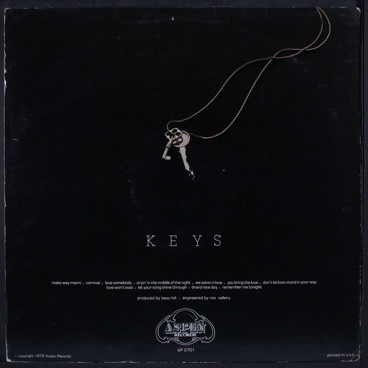 keys by JON KEYWORTH