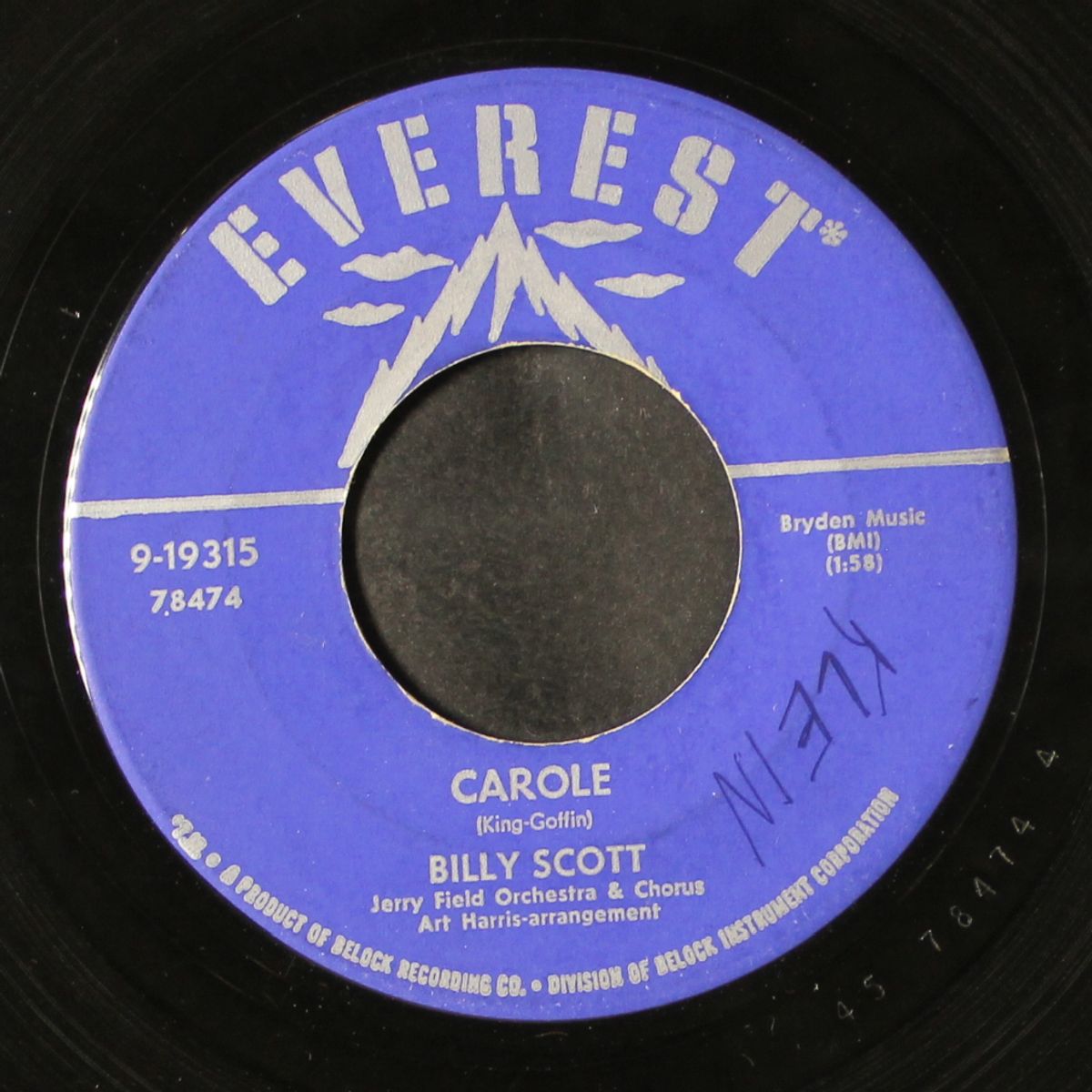 carole / stairway to the stars by BILLY SCOTT