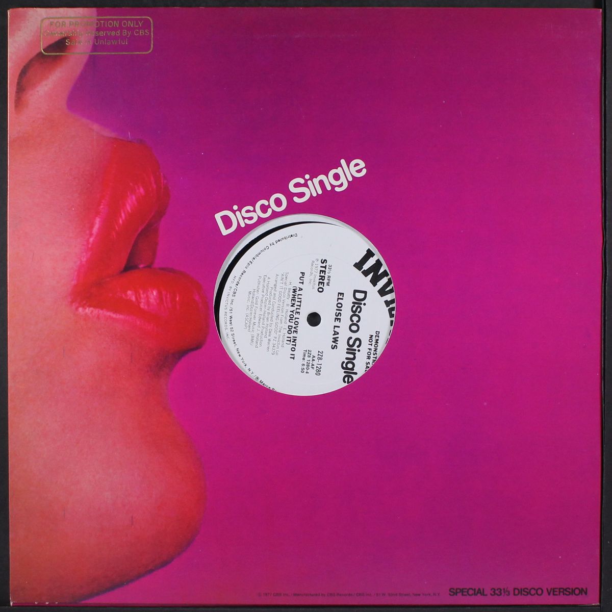 put a little love into it / love goes deeper than that by ELOISE LAWS