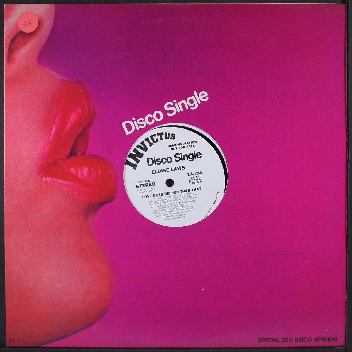 put a little love into it / love goes deeper than that by ELOISE LAWS