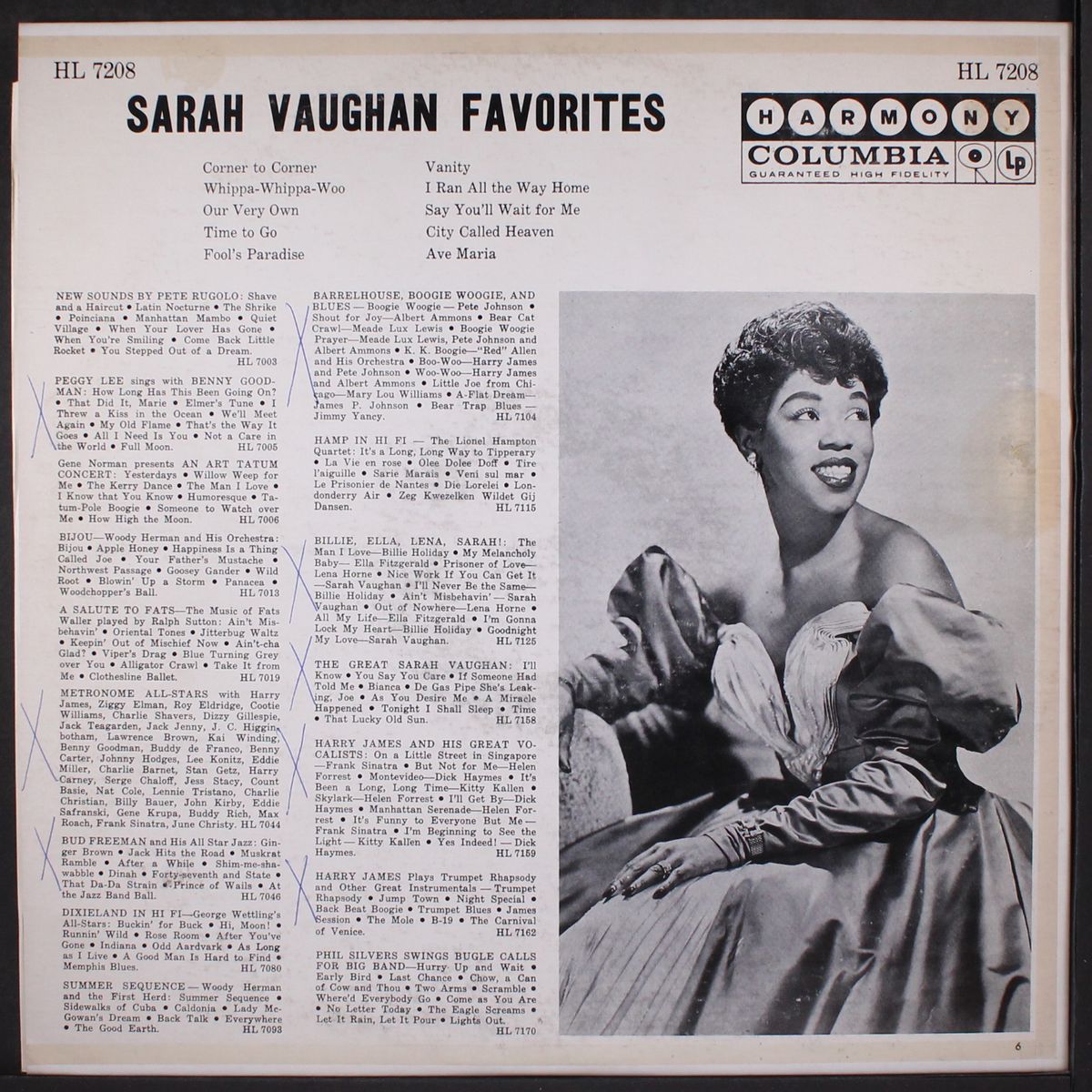 favorites by SARAH VAUGHAN