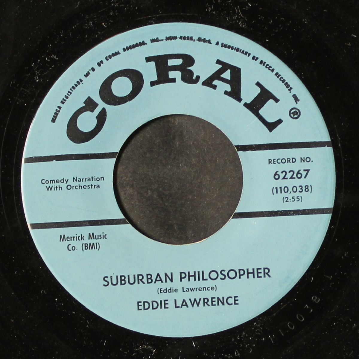 suburban philospher / we sure had fun by EDDIE LAWRENCE