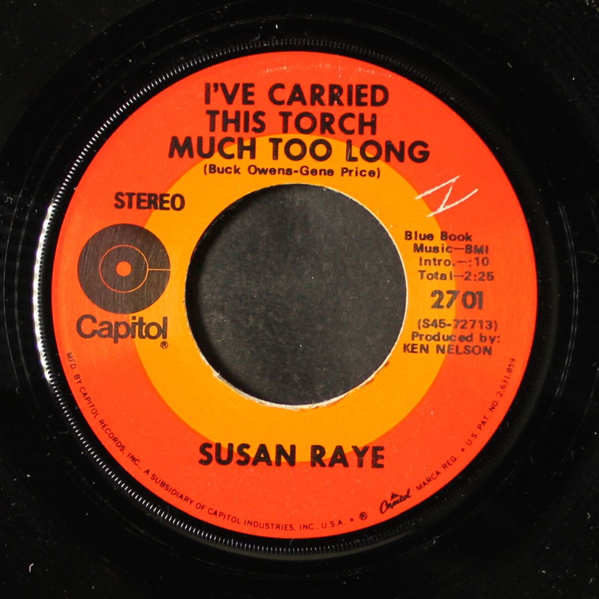 i've carried this torch much too long / put a little love in your hear by SUSAN RAYE
