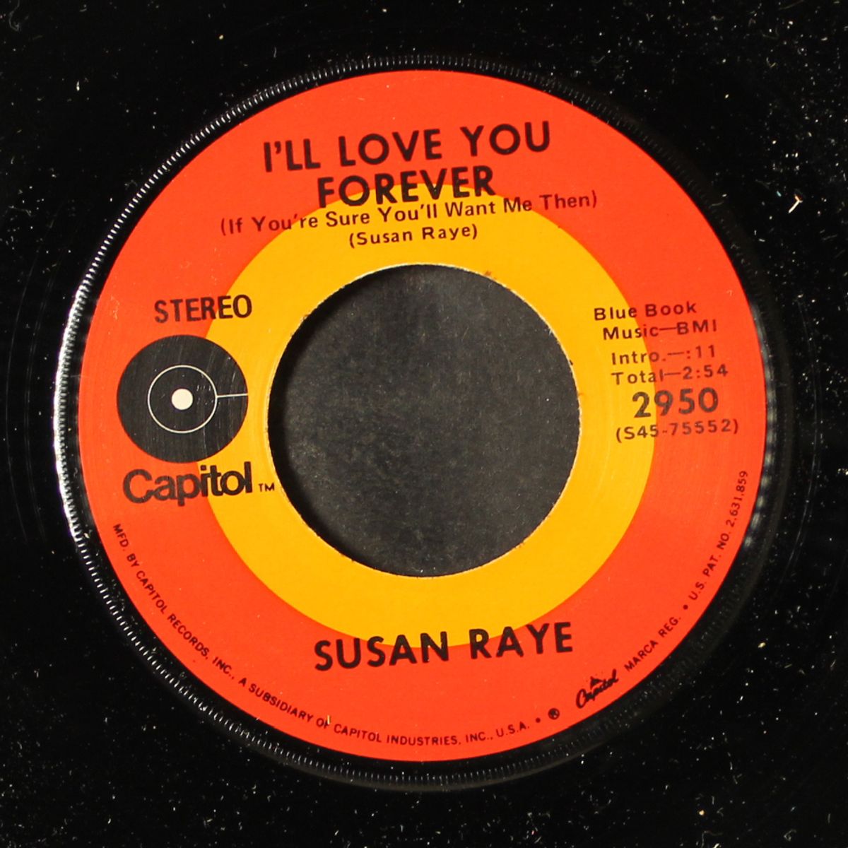 willy jones / i'll love you forever by SUSAN RAYE