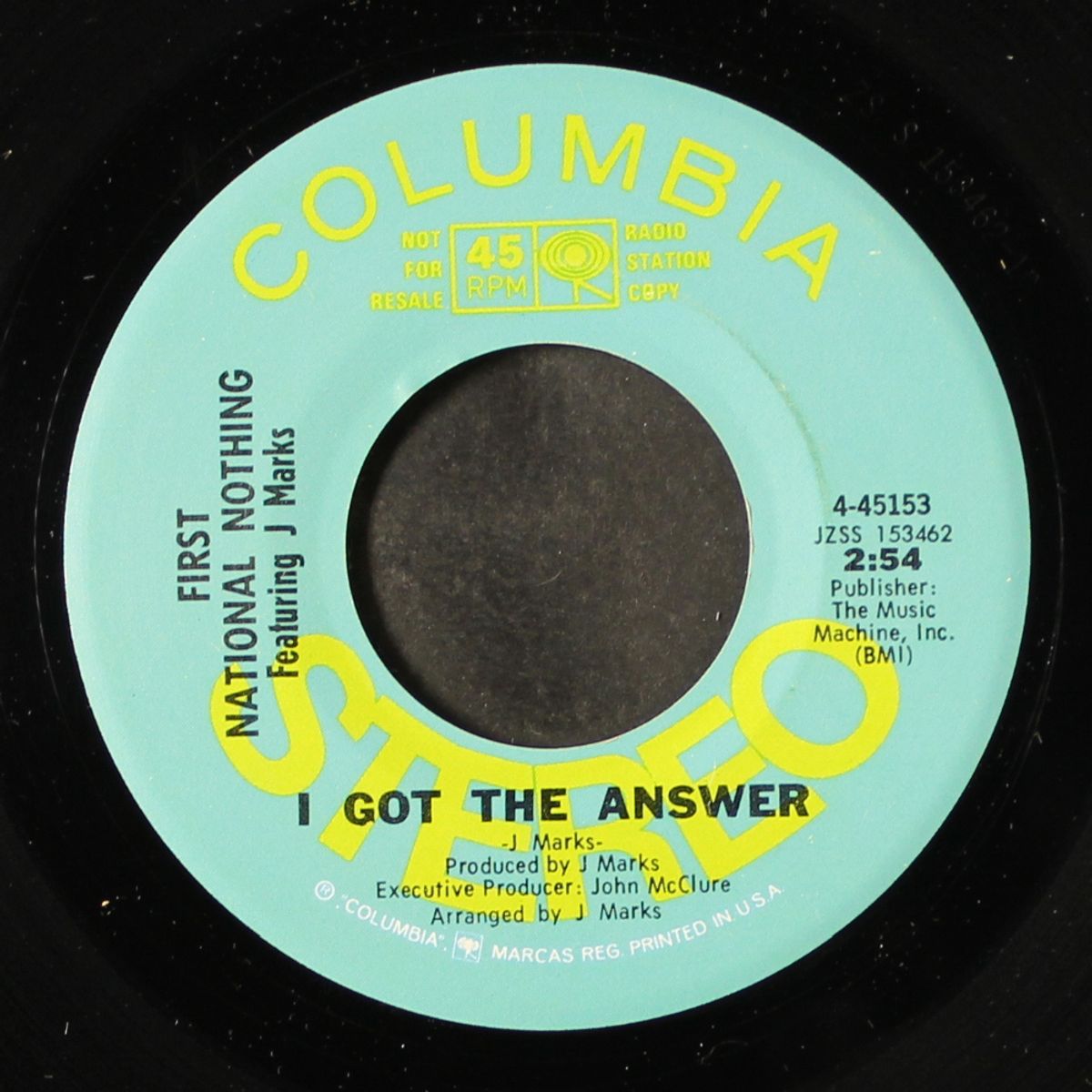 purple song / i got the answer by FIRST NATIONAL NOTHING