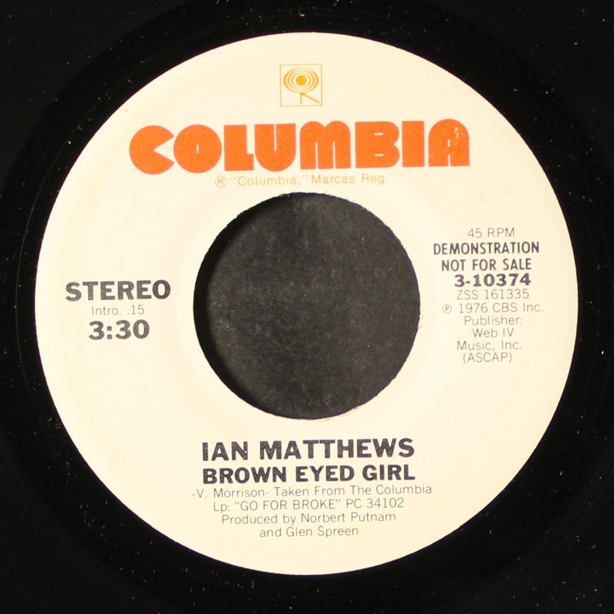 brown eyed girl / mono by IAN MATTHEWS