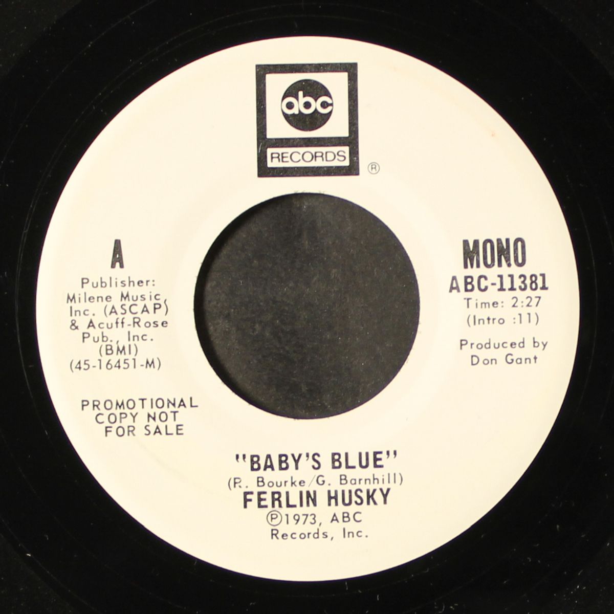 baby's blue / mono by FERLIN HUSKY