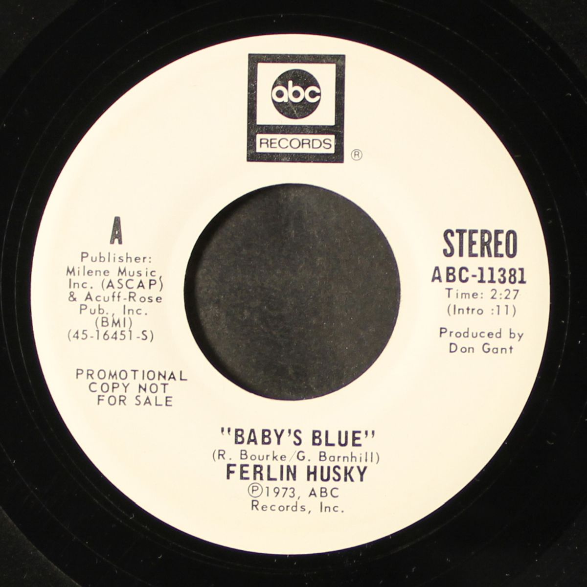 baby's blue / mono by FERLIN HUSKY