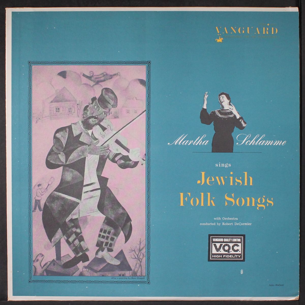 sings jewish folk songs by MARTHA SCHLAMME