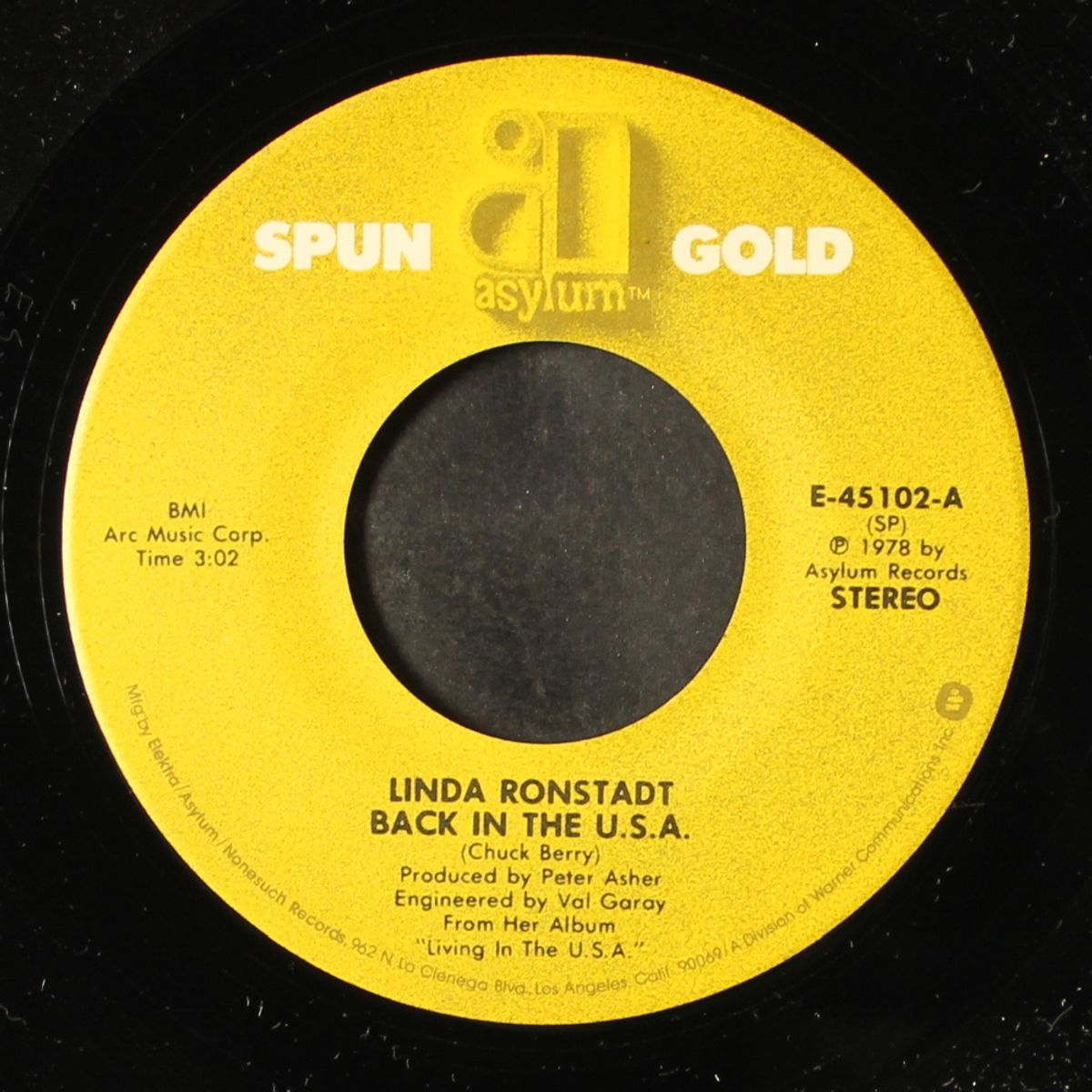 back in the u.s.a. / ooh baby baby by LINDA RONSTADT