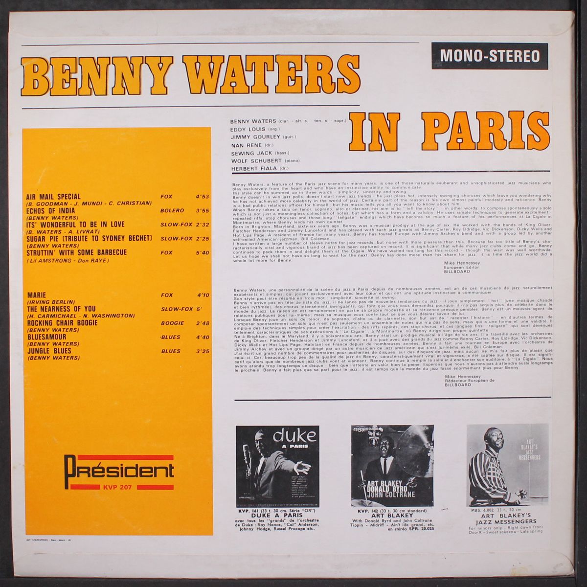 benny waters in paris by BENNY WATERS