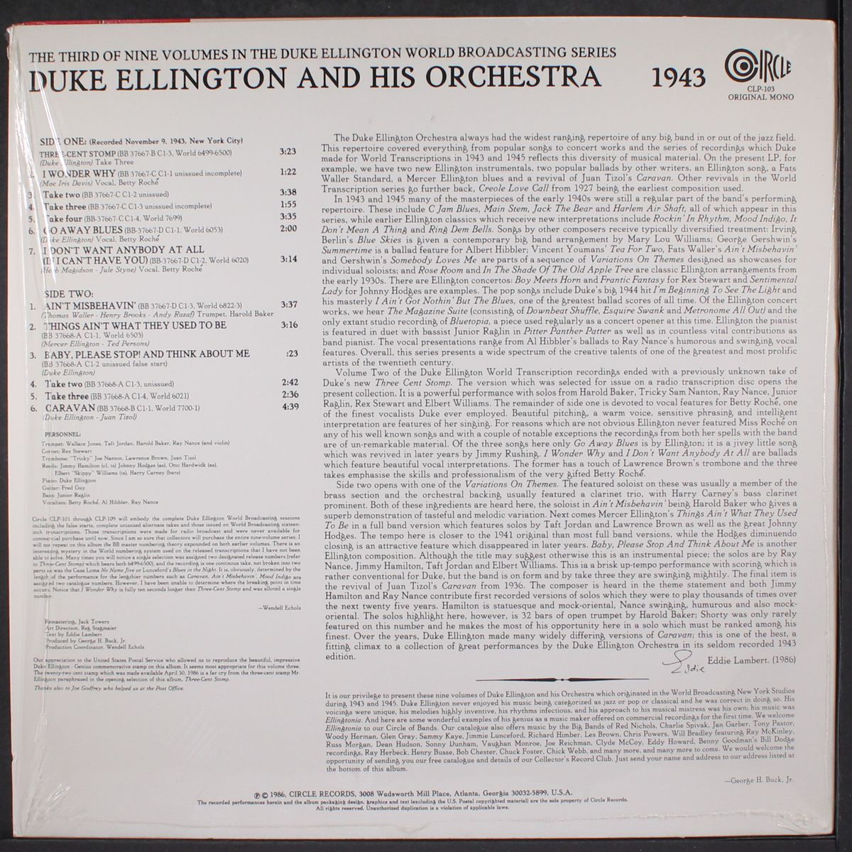 vol. 3 by DUKE ELLINGTON
