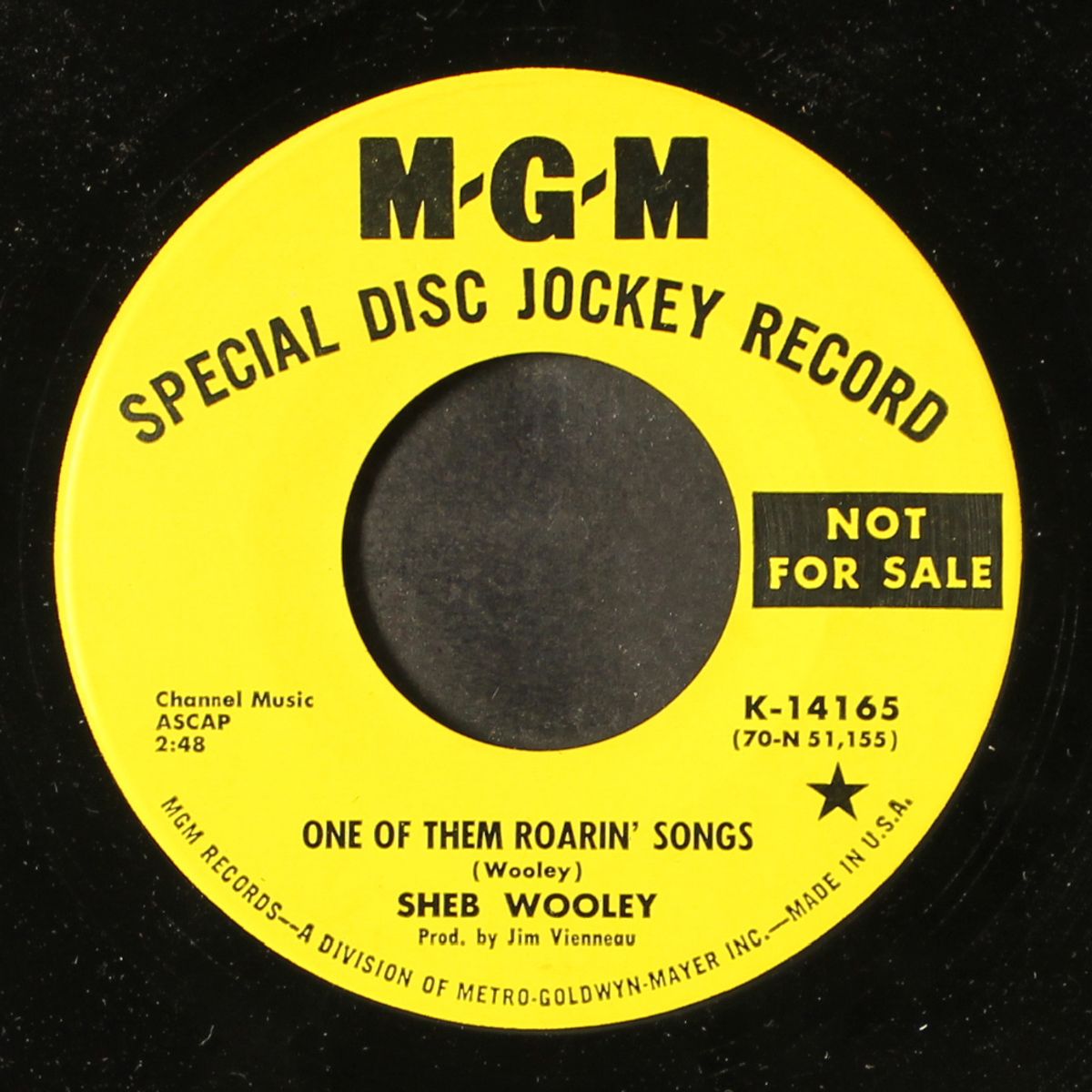 i don't belong in her arms / one of them roarin' songs by SHEB WOOLEY