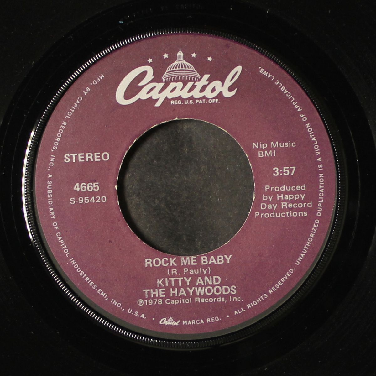 disco fairyland / rock me baby by KITTY & HAYWOODS