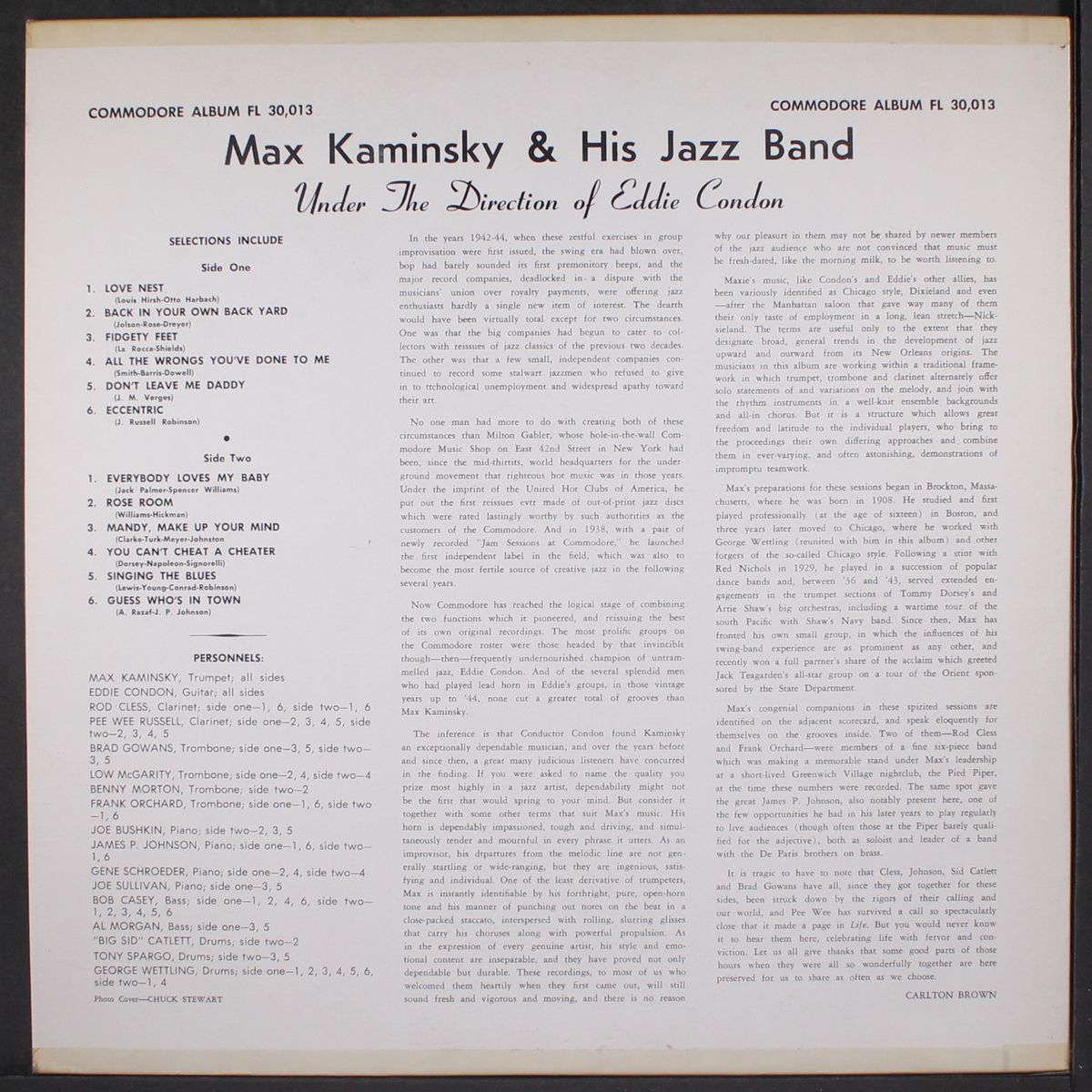dixieland horn by MAX KAMINSKY