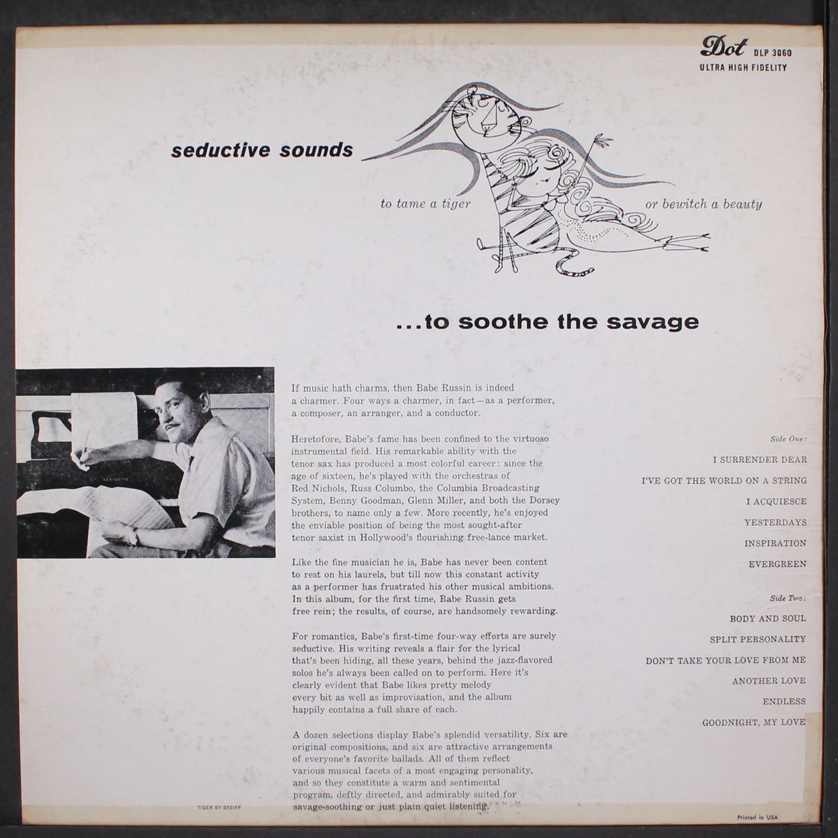 to soothe the savage by BABE RUSSIN