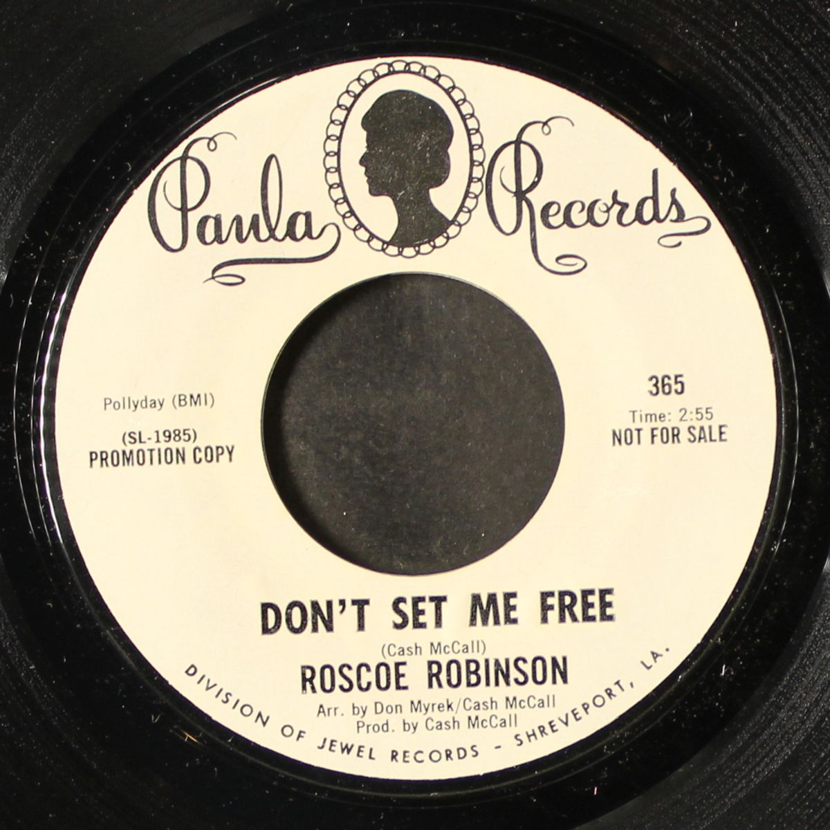 don't set me free / same by ROSCOE ROBINSON