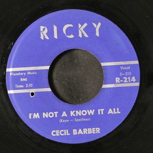 CECIL BARBER