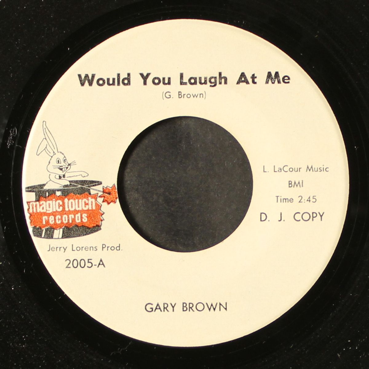 would you laugh at me / oh my love by GARY BROWN